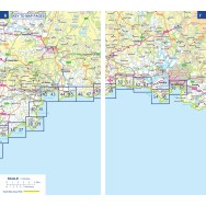 South West Coast Path 3 National Trails atlas: South Cornwall